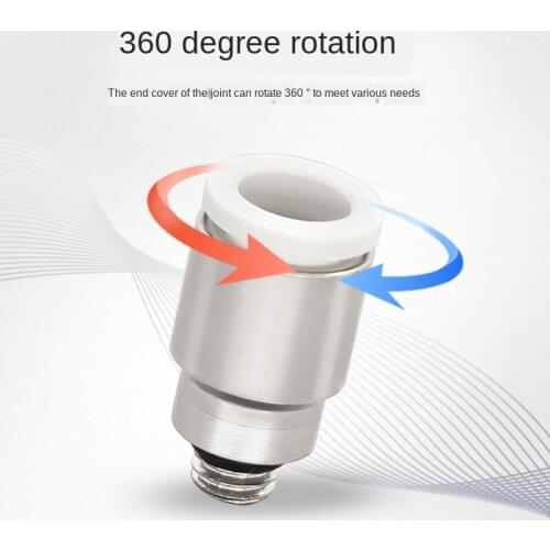 Boutique Mini Pneumatic Air Pipe Quick Plug Connector POC/PC-C 4-m5c/M6c Cylinder/Outer Hexagon