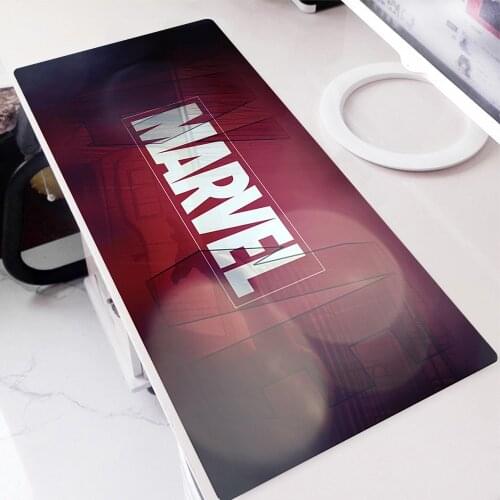 Gaming Mouse Mat Gamers Accessories Xxl Big Mouse Pad Gamer Mice Keyboards Computer Peripherals Office Mousepad Marvell Deskmats