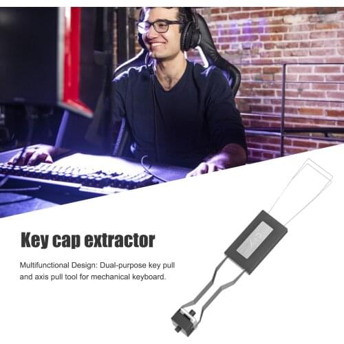 Keycaps Puller Accessories Unloading 2 In 1 For Gaming Keyboard Switches Remover Tool Universal Black Fixing Durable Easy Use