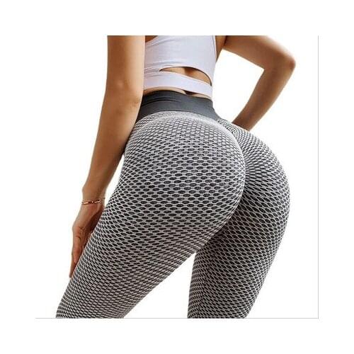 Seamless Fitness Leggings for Women Fashion Patchwork Print High Waist Elastic Push Up Ankle Length Polyester Leggings Wholesale