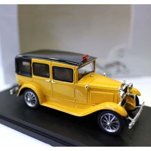 Diecast 1:43 Ratio Alloy Simulation Ford Classic Car Taxi Resin Car Static Model Collection Decoration Gift Boy Toy Car