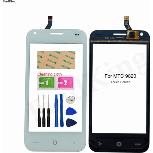 Mobile Touch Screen For MTC 9820 982O Touch Screen Digitizer Panel Front Glass Sensor Repair Replacement Parts Tools Adhesive