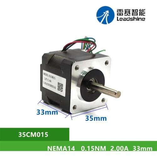 NEMA14 Leadshine 35CM015 0.15Nm 2.0A 2 phase Stepper Motor Shaft Diameter 5MM