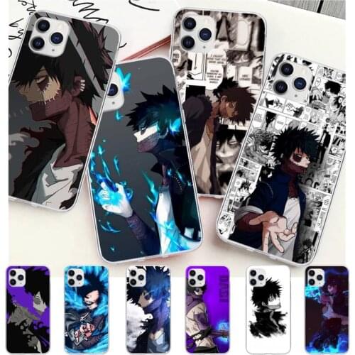 Trend My Hero Academia Dabi Transparent Phone Case Cover For Samsung Galaxy A51 A71 S20 S10e S8 S7 S9 S10 Plus