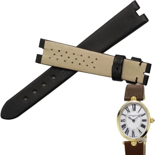 WENTULA watchbands for Frederique Constant CLASSICS FC-200MPW2VD9 leather strap watch band