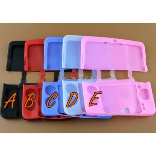 10PCS Silicone Gel Rubber Protective Shell Case Cover Skin for Nintendo New 3DS Replacement