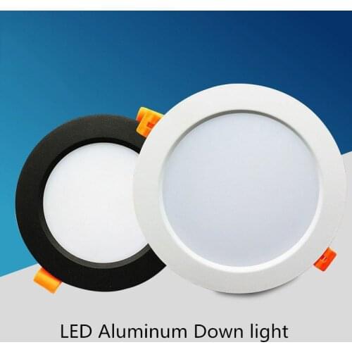 LED Recessed Downlights 9w 12w 15W 18W 20W 24W 30W 3W 5W 7W Down Lamps 220V SMD 5730 Spot Indoor Ceiling Panel Lighting