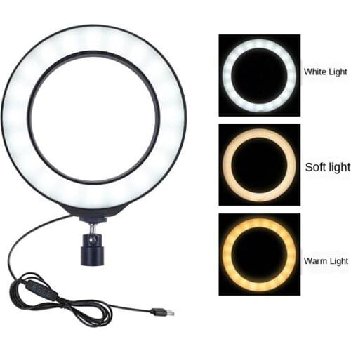 LED Ring Studio Photo Fill Light Circle Lighting for Live Stream Camera Vlog
