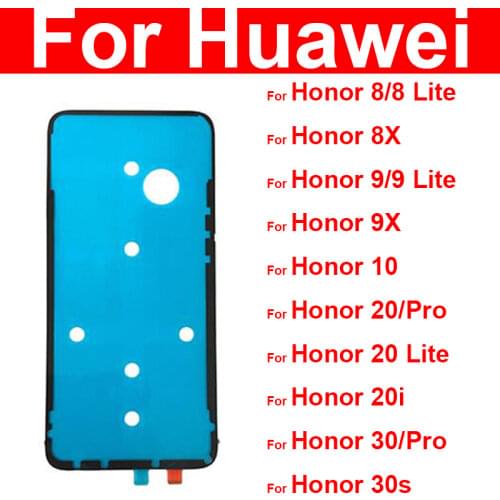 Back Battery Housing Cover Sticker Adhesive Glue Tape For Huawei Honor 8 8X 9 9X 10 20 20i 30 30S Pro Lite Replacement Parts