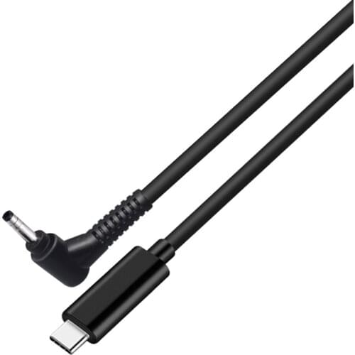 1.5M/4.9FT Type-C male head to 4.0*1.7MM PD Emulator Fast charging cable,USB-C to 4017 charger line