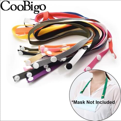 10Pcs Masks Strap Facemask Holder Hanging Rope Glassess Chain Phone Lanyard Rest Ear Extension Grip Clip Hook Solid Colorful