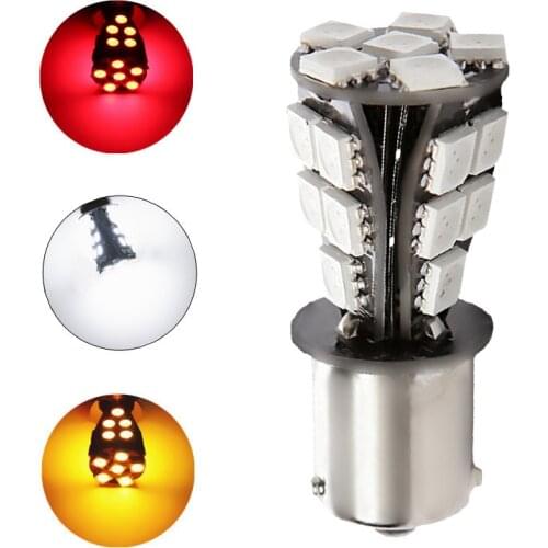 1156 21 SMD BAU15S led car bulbs canbus No Error py21w Lamp External Lights Car Light Source 12V Red White Yellow 12V