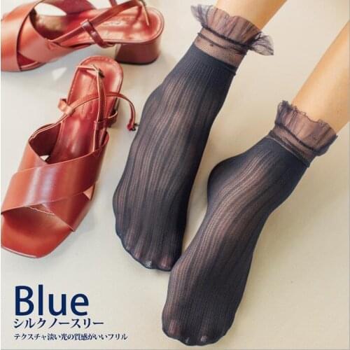 2019 spring and summer new velvet womens socks lace ultra-thin parent-child socks pile socks