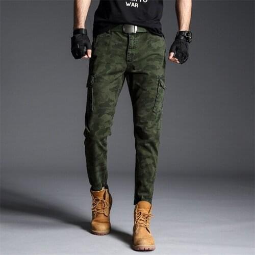COMLION 2019 Spring Summer Fashion Trousers New Casual Pants Men Cotton Slim Fit Chinos Male Brand Clothing Plus Size Tops F52