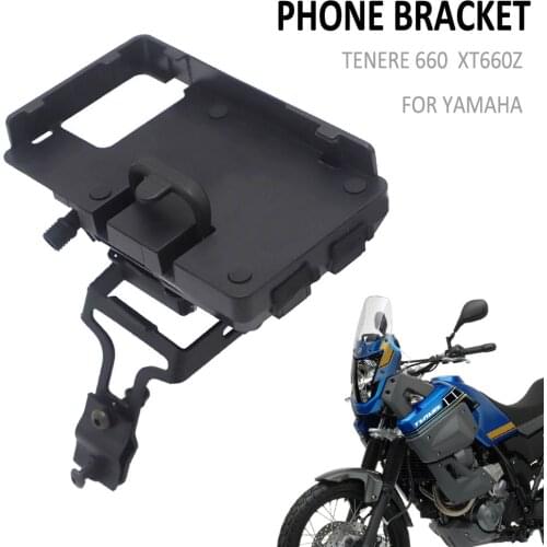 For Yamaha TENERE 660 Tenere660 XT660Z XT 660 Z Motorcycle Mobile Phone GPS Mount Navigation Bracket USB Wireless Charging Stand