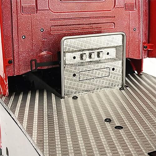 Stainless Steel Wire Fixing Plate High Simulation Wire Rack Board for 1/14 Tamiya Scania R620 R470 RC Tractor Upgrade Parts