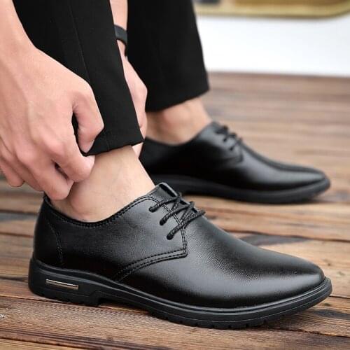 Leather Shoes Sapato De Couro Masculino Pure Leather Shoes For Men Black Old Skool Classic Genuine Luxury Real Casual