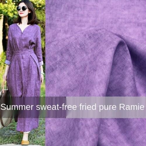 Sand-washed linen, thin suit, pants, cotton and linen garment fabric, sewing fabric factory shop is not out of stock