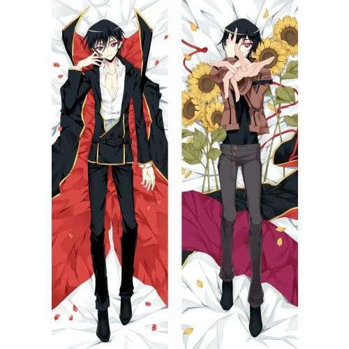 Mxdfafa Anime CODE GEASS Lelouch of The Rebellion Manga Pillow Case Decorative Male Pillowcases Dakimakura Throw Pillow Cover