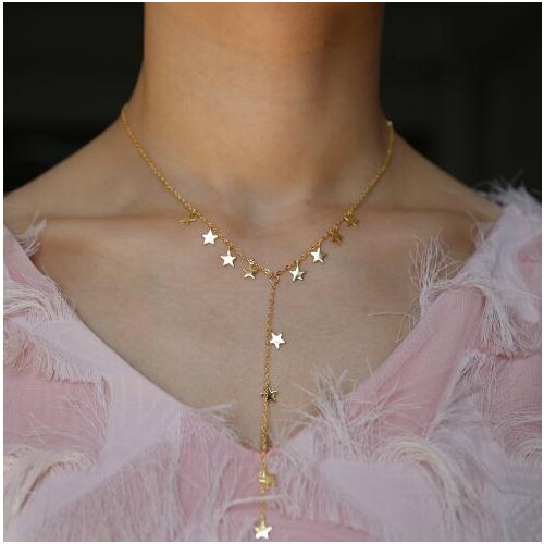 DR03 new 2021 silver 925 jewelry hot sell product women man 45cm necklace send with dust bag lover gift small star style