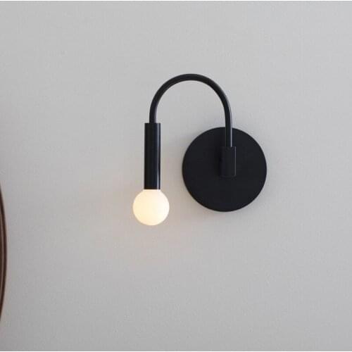 Modern Minimalist Led Wall Lights Bedroom Bedside Wall Lamps Nordic Living Room Kitchen Lighting Simple Loft Fixtures Sconces