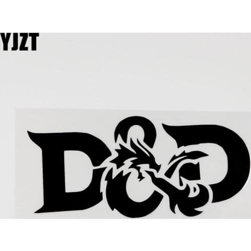 YJZT 15.6CMX7.3CM Originality Animal Dragon Graphic Vinyl Decal Car Sticker 8C-0021