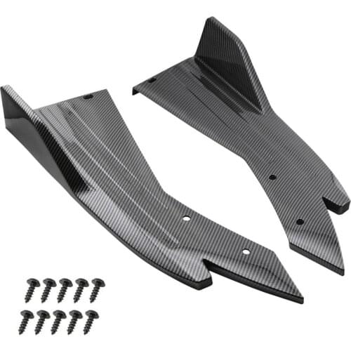 Rear Bumper Guard Lip Diffuser Splitter Universal Side Skirts Back Shovel Wrap Angle Spoiler Decoration Rear Shovel Decorative