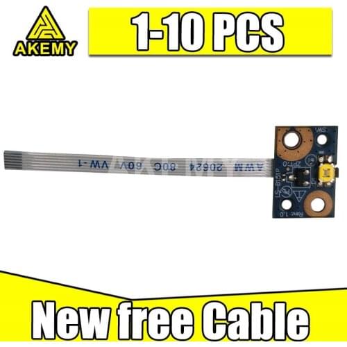 1-10 PCS Akemy Power Button Board With Cable For HP Stream X360 11-P Series 755733-001 LS-B151P 11-P010NR 11-P015WM 11-P010NA