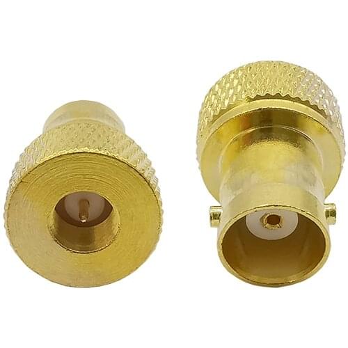 1Pcs RF Coax Antenna Connector Gold-plated SMA Male Plug to BNC Female Jack RF Coaxial Adapter for Baofeng Wouxun Two-way Radio
