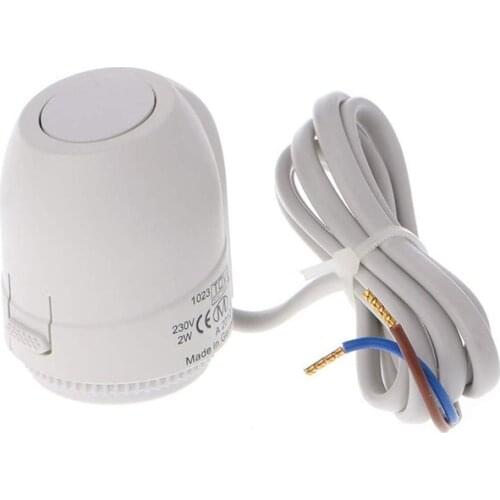 2W 230V Close Open Thermal Electric Actuator for Underfloor Heating Manifold Thermal Actuator