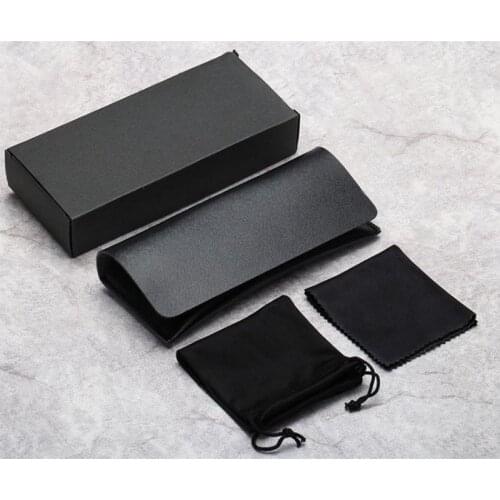 2019 Fashion Men Women Glasses Case Portable PU Leather sunglasses Box For Hot Sale