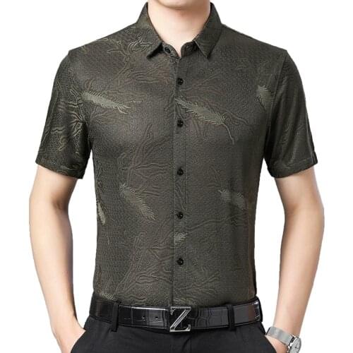 2021 new designer mens shirts for men clothing korean fashion summer short sleeve shirt luxury dress casual clothes jersey 725