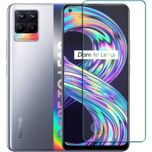 For Realme 8 Pro Realme8 8Pro 6.4" Screen Protective Tempered Glass ON Realme8Pro 4G RMX3085 RMX3081 Protector Cover Film