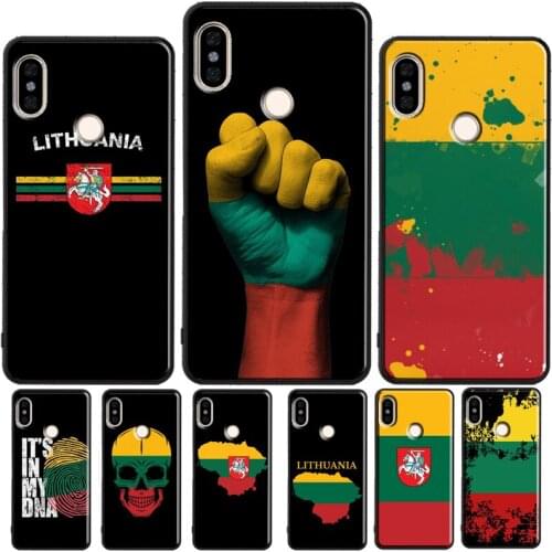 Fashion Lithuania Flag Case For Xiaomi Redmi Note 8 Pro 9 Pro 8T 9S Note 10 Pro Cover For Redmi 9C 9 9A 8A 7A 9T