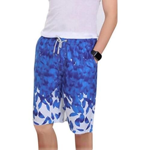 Men Summer Beach Shorts Boys Swimsuit Shorts Men Five-point Pants Quick-drying Beach Pants Shorts (Outer Wear) Fashion