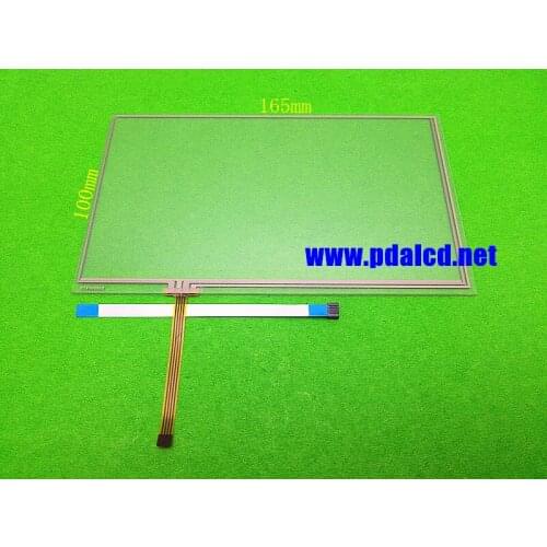 Original 7.0" inch 4 wire 165x100mm Resistive Touch Screen Panel 165*100mm touch screen digitizer panel left line free shipping