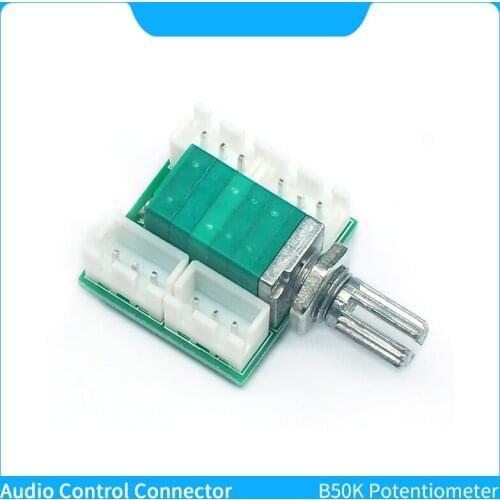 4.0 Channles B50K Potentiometer Audio Control Board R09 Type Potentiometer Signal Input/Output Connector