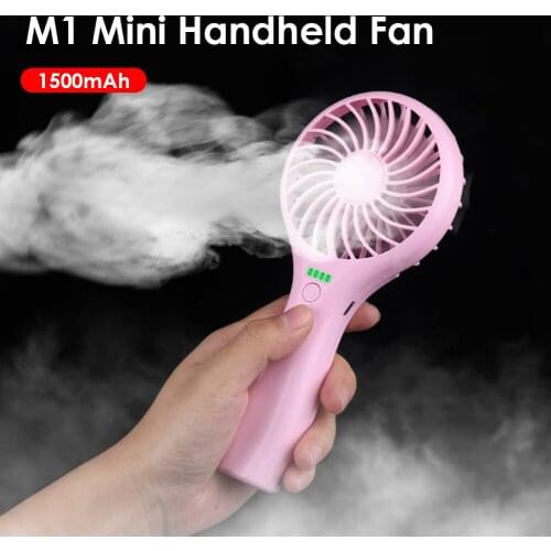 New Handheld Small Fan Portable Lanyard Mini Desktop Student USB Charging Fan Outdoor Ventilateur Summer Cooling Conditioner