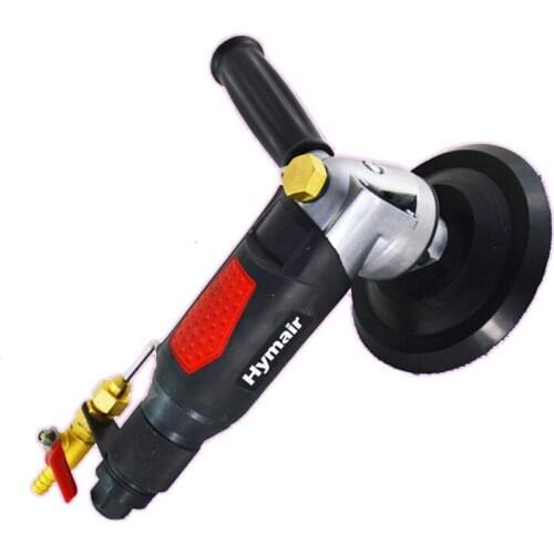 Professional 5 "Wet Air Polisher, 5 Inch Pneumatic Water Milling Polishing Machine AND Water Injection