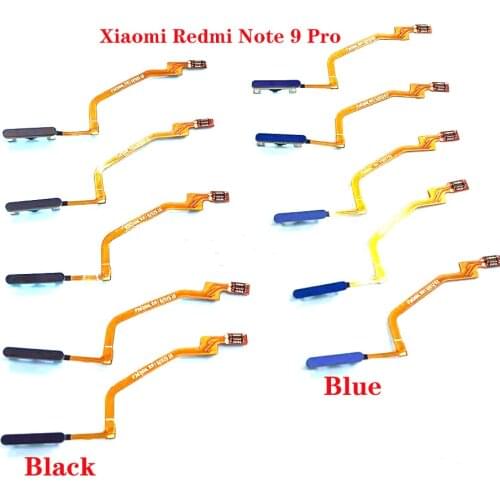 For Xiaomi Redmi Note 9 Pro Redmi Note 9S touch ID Fingerprint Sensor scanner Home Return Key Menu Button Flex Cable