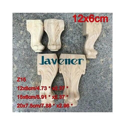 Z15 -12x6cm Wood Carved Onlay Applique Carpenter Decal Wood Working Carpenter Leg