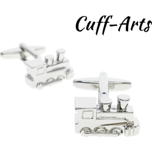 Cufflinks for Men Train Cufflinks Mens Cuff Jewelry Mens Gifts Vintage Cufflinks Gemelos by Cuffarts C10337