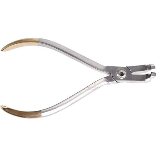 Dental Posterior Teeth Bracket Removing Pliers Cutting Adhesive Part Stainless Steel Dental Orthodontic Forceps Tool for Dentist