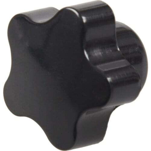 Female Thread 6 Mm Diameter Replacement Head Fixing Nuts Star Knobs 5 Pcs