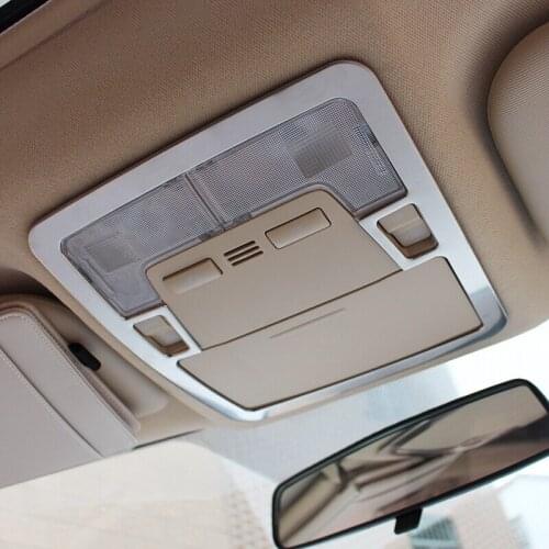 ABS Plastic Chrome for Toyota corolla 2014 2015 car accessories Car front rear reading Lampshade read light frame cover trim