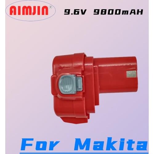 Latest Upgrade 9.6V 9800mAh Power Tools Battery for MAKITA 9120 9122 9133 9134 9135 6222D 6260D L10 193977-7 638344-4-2 9120