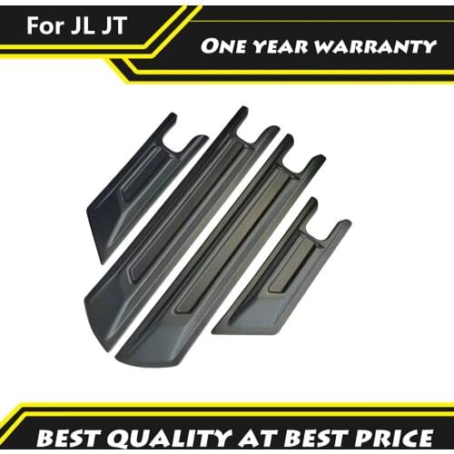 SIDE DOOR BODY DECORATION PANEL MOLDING CLADDING FIT FOR JEEP WRANGLER JK JL 2007-2021 & GLADIATOR JT OFF-ROAD ACCESSORIES