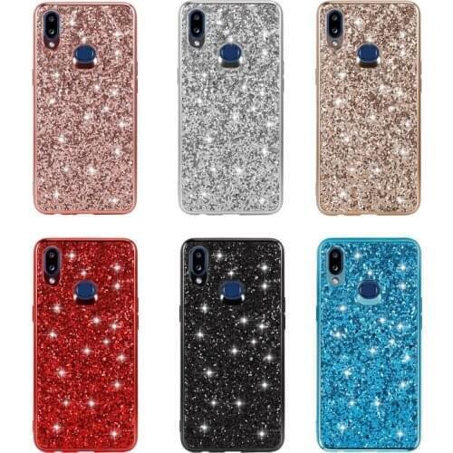Case For Samsung Galaxy A10E A20E A10 A20 A30 A40 A50 A60 A70 A80 A7 A9 2018 A2 CORE case Bling Glitter TPU ultra thin soft case