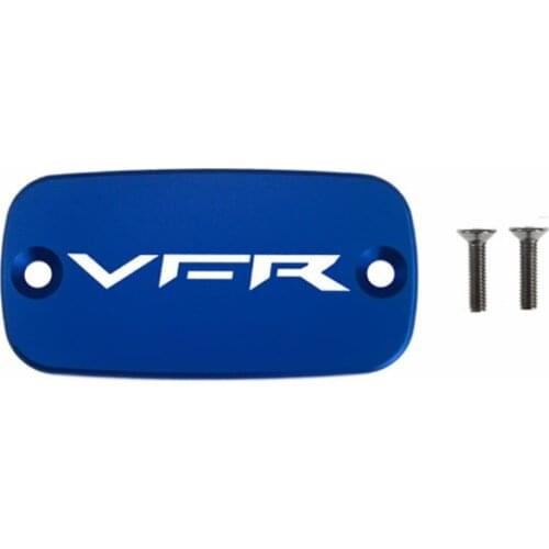 CNC Aluminum Motorcycle Brake Fluid Fuel Reservoir Tank Cover Cap FOR HONDA VFR800 2002-2016 VFR800F 2014-2017