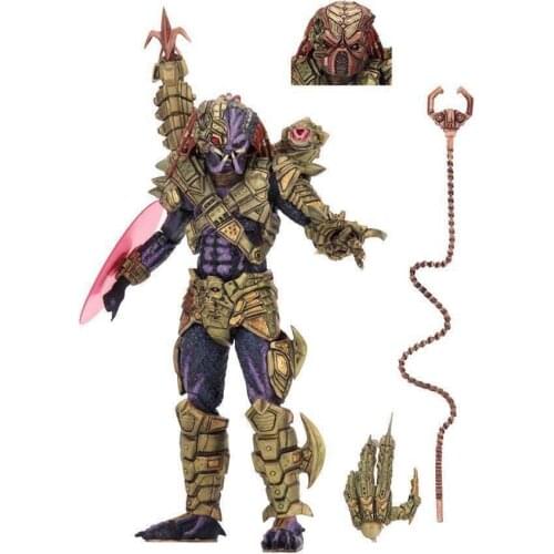 8" Neca Original The Alien Hunter Predator Lasershot Kenner salute Action Figure Toy Brinquedos Figurals Model Gift